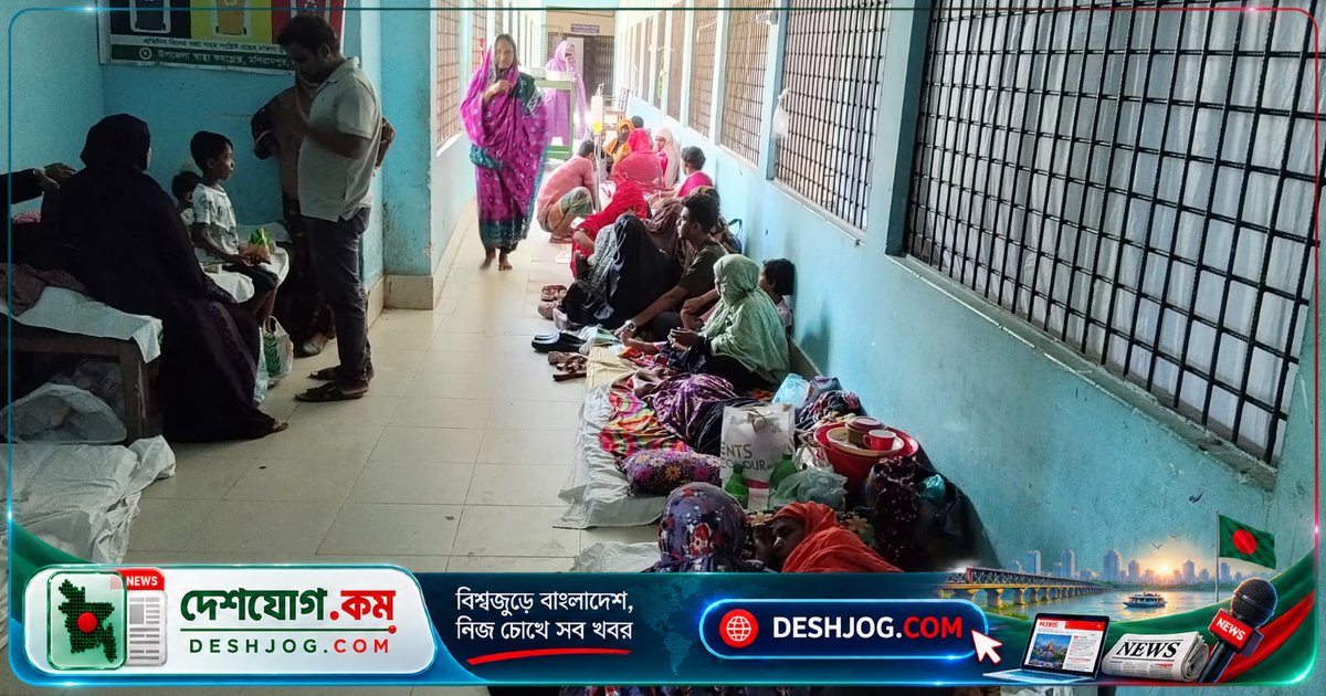 যশোর মনিরামপুরে ডেঙ্গু ও হামের রোগী বাড়ছে, পরীক্ষা ও ওষুধের সংকটে হাসপাতালের চাপ