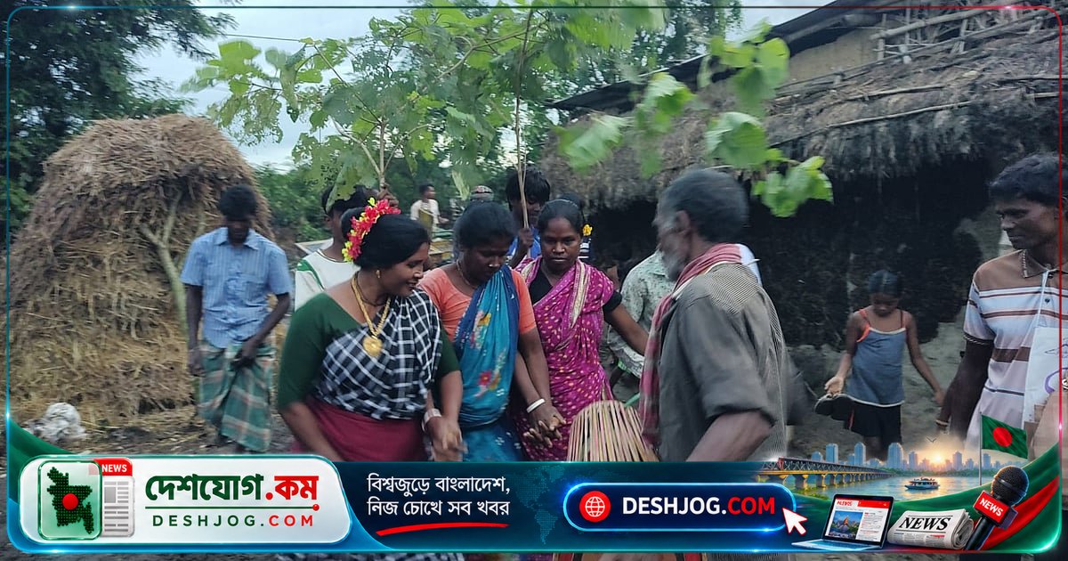চাঁদনিলে গ্রামের আখড়ায় ওঁরাওদের রাইজ কারাম উৎসব: সম্প্রীতি ও ঐতিহ্যের জোয়ার