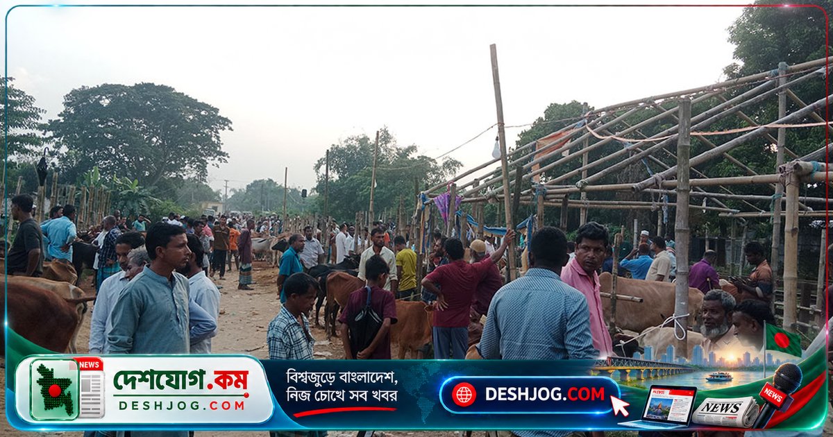 মৌলভীবাজারের পশুর হাটে প্রতি হাজারে ৫০-৬০ টাকা হাসিল: ক্রেতা-বিক্রেতা দুজনেই চাপে