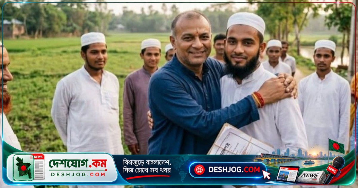 মৌলভীবাজারে ধর্মভেদ ছাড়াই জমি দান: হিন্দু প্রতিবেশী সাহায্য করলেন চাকরি পাওয়ার আশায় বাধাপ্রাপ্ত মুসলিম তরুণকে