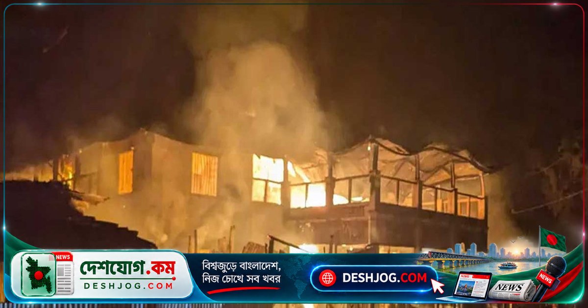 গৌরীপুরে ঐতিহ্যবাহী সিনেমা হলসহ ২০টি দোকান পুড়ে যাওয়ার অগ্নিকাণ্ড: ময়মনসিংহের রাতের দুর্ঘটনা