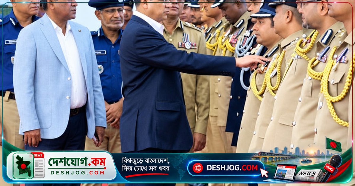 নারায়ণগঞ্জ পুলিশ সুপার হাবিবুর রহমান পেয়েছেন পিপিএম-সেবা পদক: স্বরাষ্ট্রমন্ত্রী সালাহউদ্দিন আহমদ তুলে দেন সম্মাননা