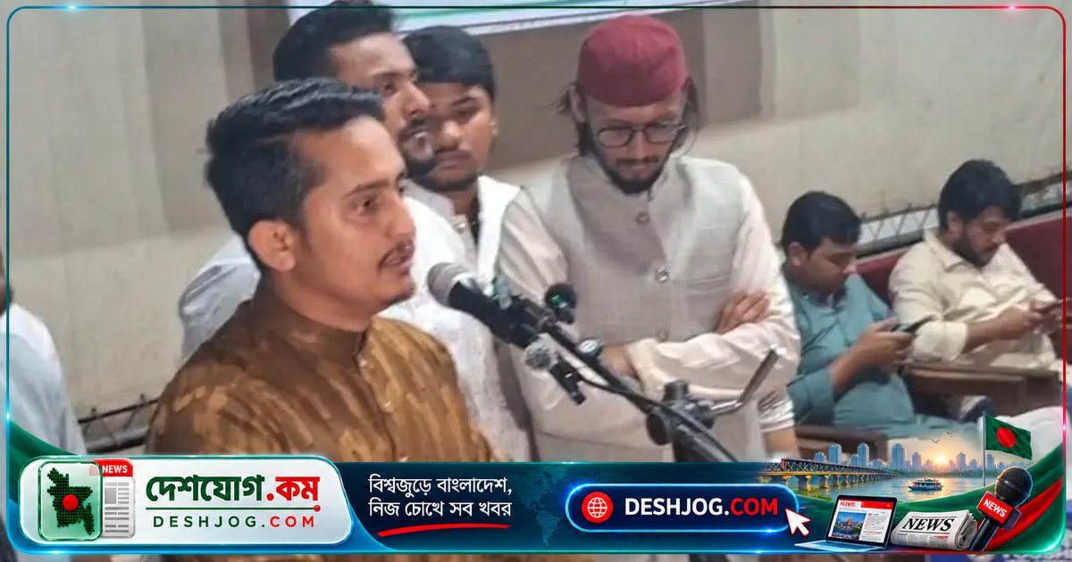 ৩১তম সংসদ নির্বাচনে সরকারি দল হিসেবে এনসিপির ঘোষণা সারজিস আলমের