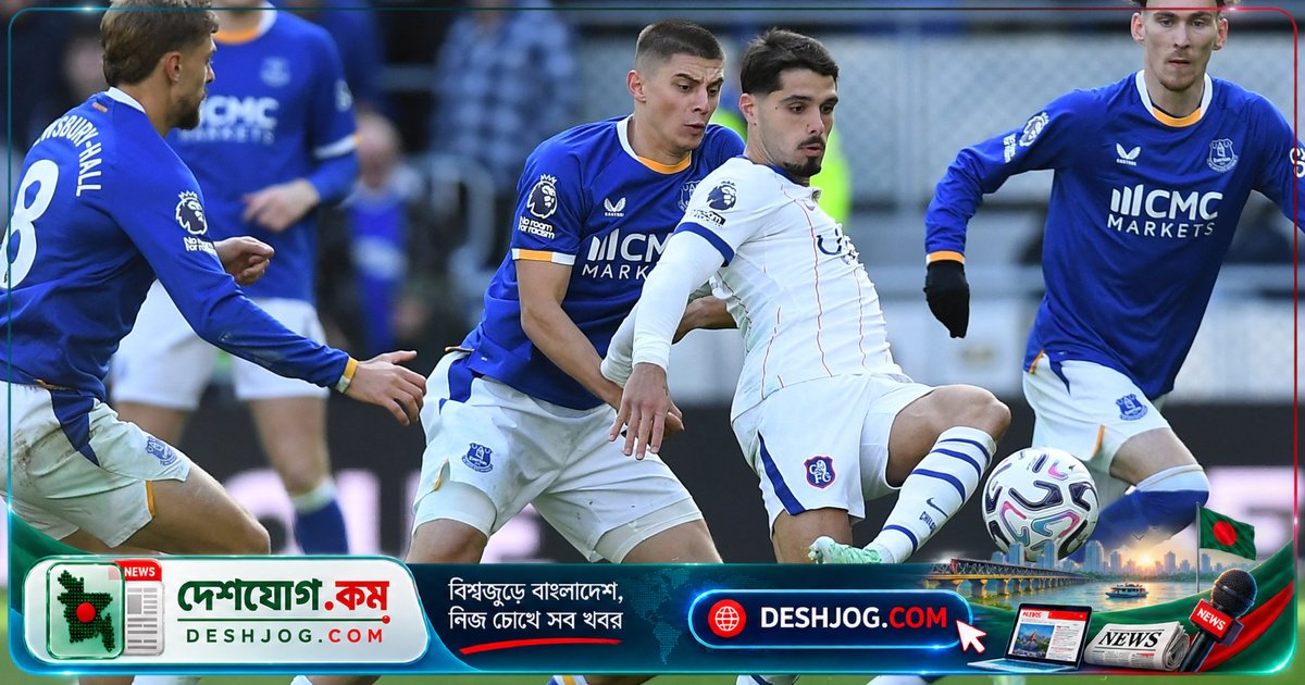 প্রিমিয়ার লিগে নেটোর ডাবল গোলে চেলসি এভারটনকে ২-০ পরাজিত, মার্টিনেজের মাথার আঘাত খেলার গতি ধরে রাখে না