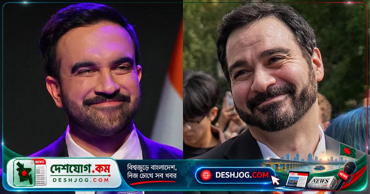 নিউইয়র্কের ওয়াশিংটন স্কয়ারে মামদানি-অনুকরণ প্রতিযোগিতায় বিজয়ী অভিনেতা আমাদেও ফুসকা