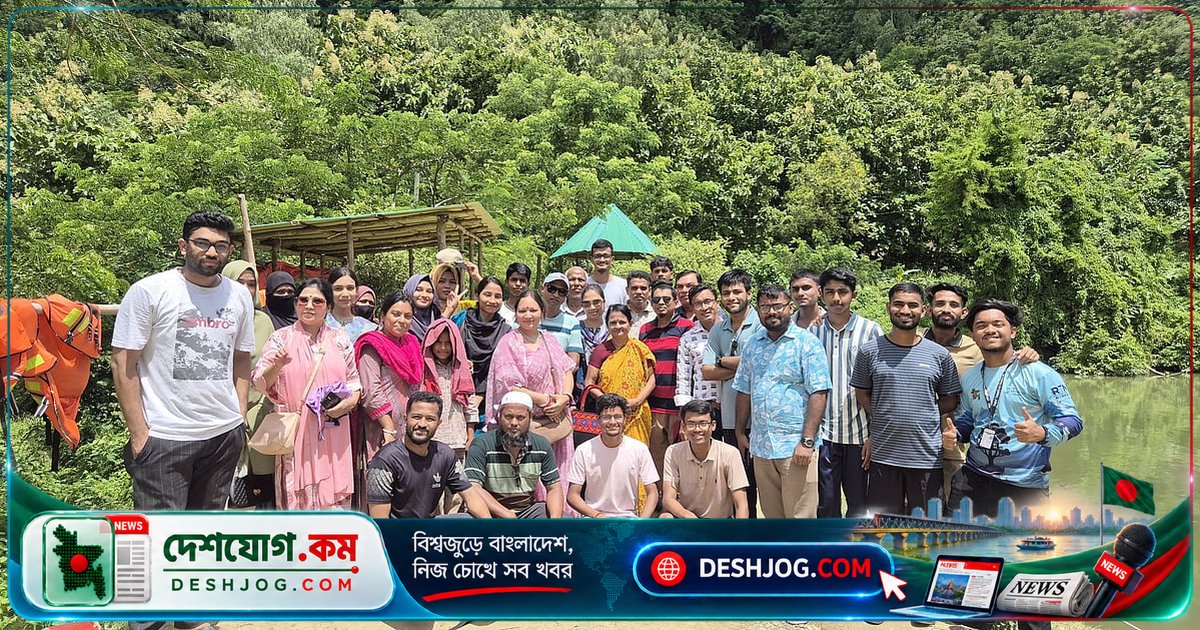 নোয়াখালী বন্ধুসভার আনন্দভ্রমণ: ঝরনার সুর থেকে সাগরের ঢেউয়ে বন্ধুত্বের গান