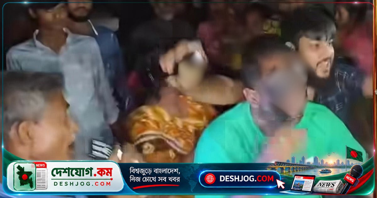 নওগাঁ: আপন শ্যালিকাকে বিয়ে করায় যুবক ও দুই স্ত্রীকে চুনকালি মাখিয়ে গ্রামছাড়া করা, ভিডিও ছড়িয়ে পড়ে