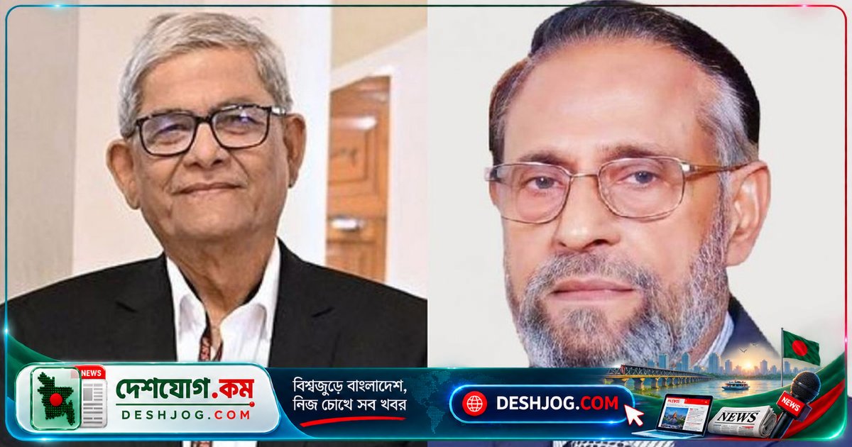 রাষ্ট্রপতি নির্বাচনে অলি আহমদের অভিনন্দন মির্জা ফখরুলকে
