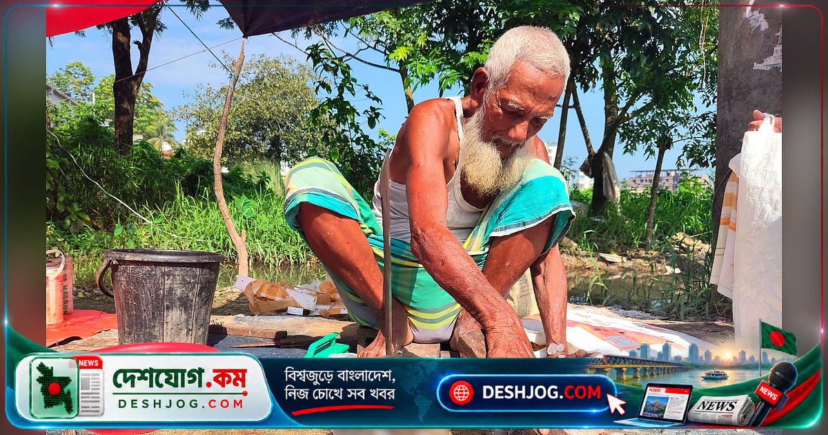 ৯৮ বছর বয়সেও মাছ কাটে পাবনার বুড়ো নিয়ামত: দিনে ৩০০ টাকা আয় করে সংসার চালায়