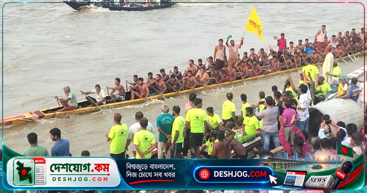 পদ্মার বুকে ঐতিহ্যের জাগরণ: রাজবাড়ীতে নৌকাবাইচ ও গ্রামীণ মেলায় দর্শনার্থীদের আনন্দময় ভিড়