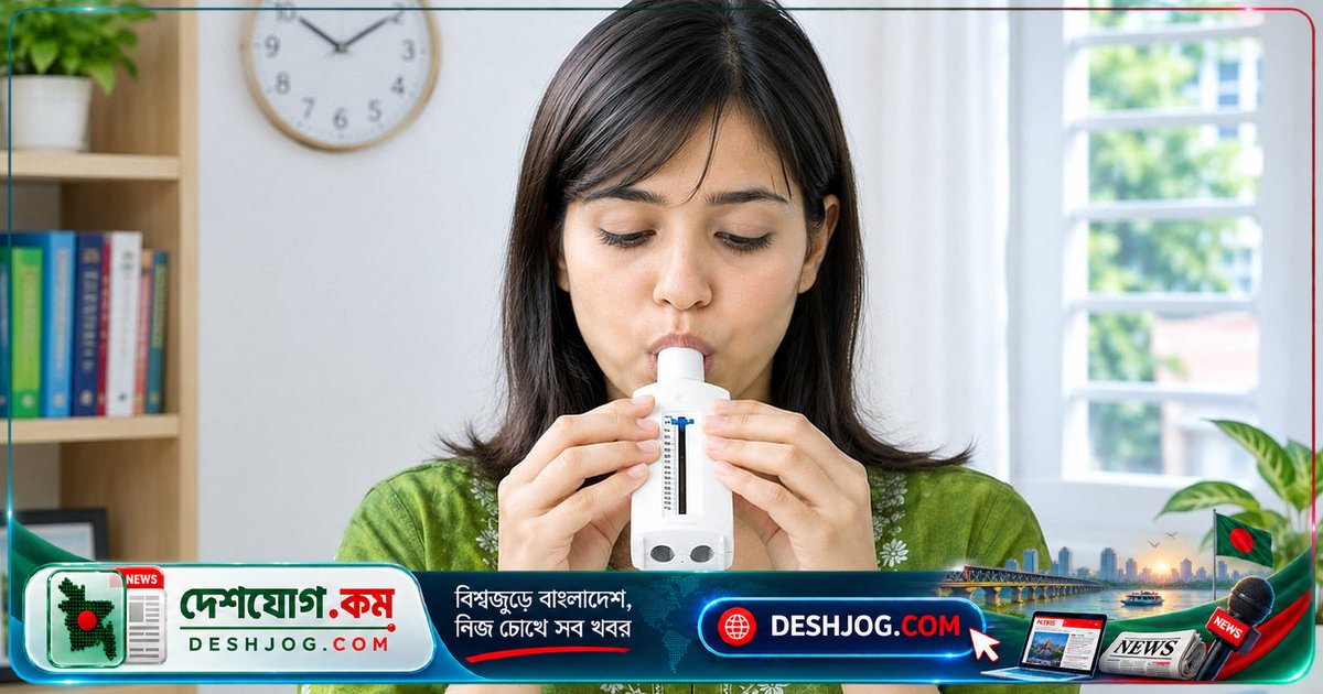 অ্যাজমা ও হাঁপানির নিয়ন্ত্রণে সহায়ক পিক ফ্লো মিটার: ব্যবহার পদ্ধতি ও ফলাফল ব্যাখ্যা