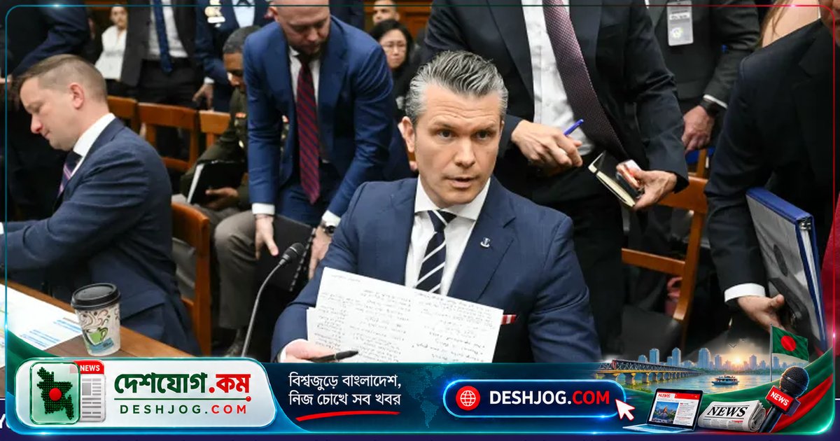 পেন্টাগনের নেতৃত্বে বিশৃঙ্খলা: প্রতিরক্ষামন্ত্রী পিট হেগসেথের বিরুদ্ধে অভিযোগের তালিকা