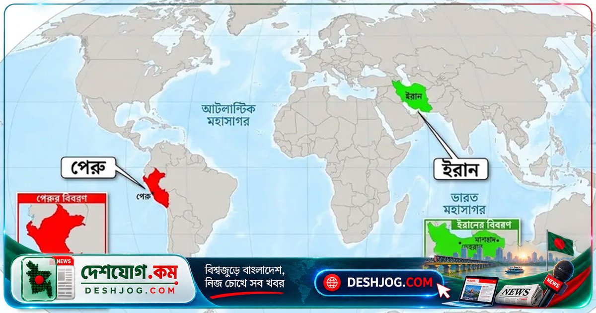 পেরুর ইরানের সঙ্গে কূটনৈতিক সম্পর্ক ছিন্নের ঘোষণা: গণতন্ত্র ও মানবাধিকার লঙ্ঘনের অভিযোগ
