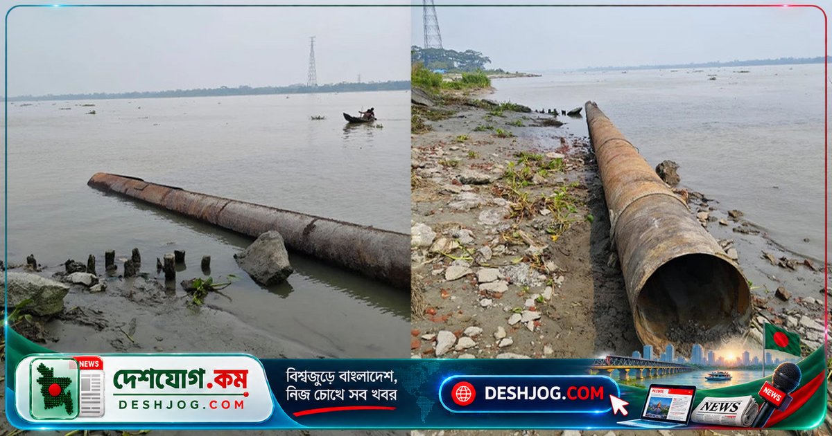 পিরোজপুরের বেকুটিয়া সেতুর নিচে পাইপ চুরির ঘটনায় বিএনপি নেতা সহ ৯ জন আটক, পুলিশ উদ্ধার সরঞ্জাম
