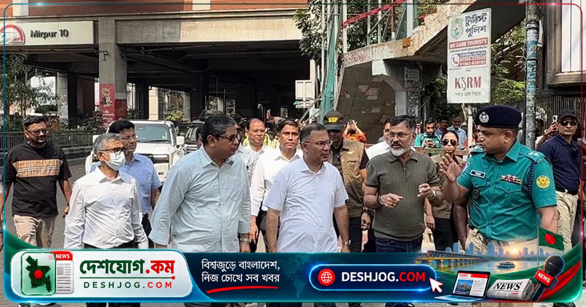 মিরপুরের ফুটপাত পরিদর্শনে প্রধানমন্ত্রী: পথচারীদের সুবিধা নিশ্চিত করতে পদক্ষেপের নির্দেশ