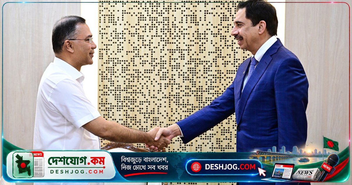 বাংলাদেশ-সংযুক্ত আরব আমিরাত বাণিজ্য উন্নয়নে প্রধানমন্ত্রী তারেক রহমানের সাক্ষাৎ ডিপি ওয়ার্ল্ডের চেয়ারম্যানের সাথে