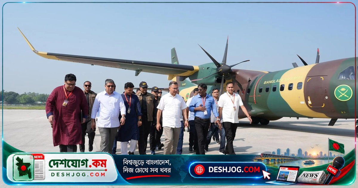 মহানবমীতে তিন বিভাগে পূজামণ্ডপ পরিদর্শনে প্রধানমন্ত্রী তারেক রহমান: সৈয়দপুর বিমানবন্দরে অবতরণ