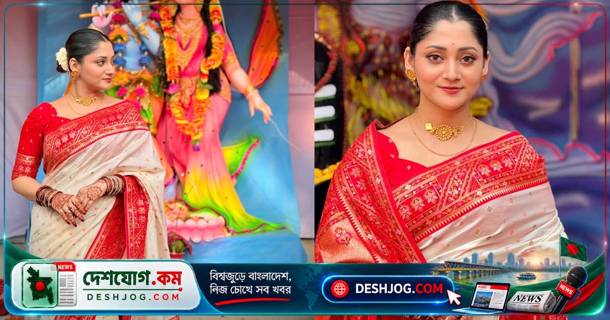 মহাষ্টমীতে পূজা চেরীর পবিত্র সাজে ভক্তদের মুগ্ধতা ছড়িয়ে পড়লো