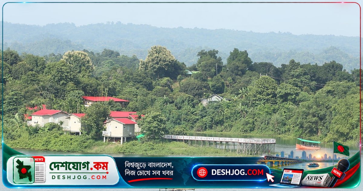 পূজা ছুটির মেজাজে কাপ্তাই হ্রদের পর্যটন কেন্দ্রে ভিড়ের চরম