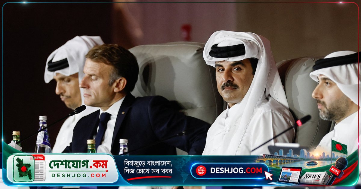 হরমুজ নৌপথে চলাচলের স্বাধীনতা ও গাজার যুদ্ধবিরতির বাস্তবায়ন চায় কাতার ও ফ্রান্স