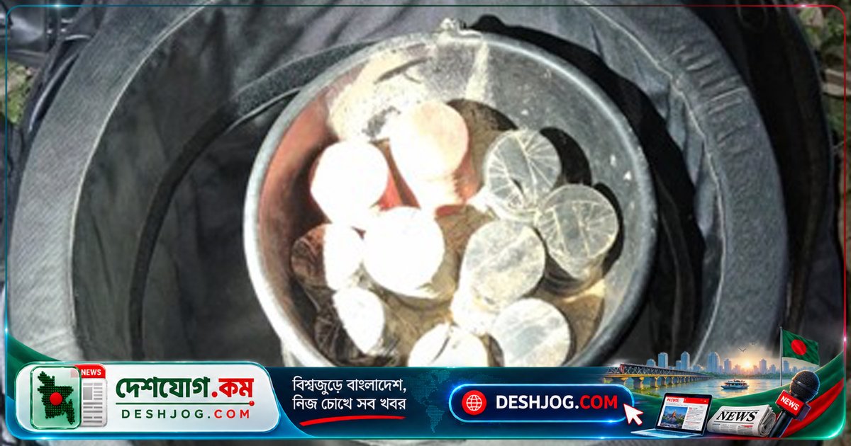 চাঁপাইনবাবগঞ্জে র‌্যাব উদ্ধার করে ১০টি ককটেল ও ৫ কেজি বিস্ফোরকসদৃশ বস্তু, পিরোজপুরে উচ্ছেদ অভিযান