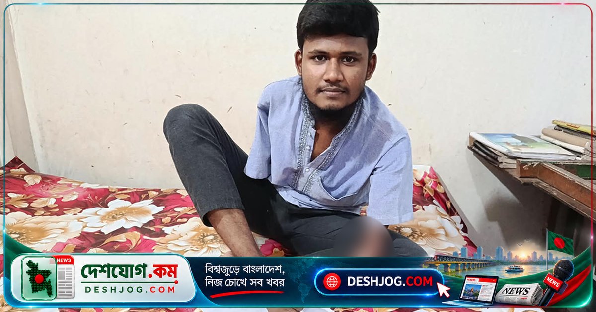 হাত হারিয়ে পা দিয়ে লিখে জিপিএ-৫ পেয়েছেন বিজ্ঞানী হওয়ার স্বপ্নে অদম্য রাব্বি
