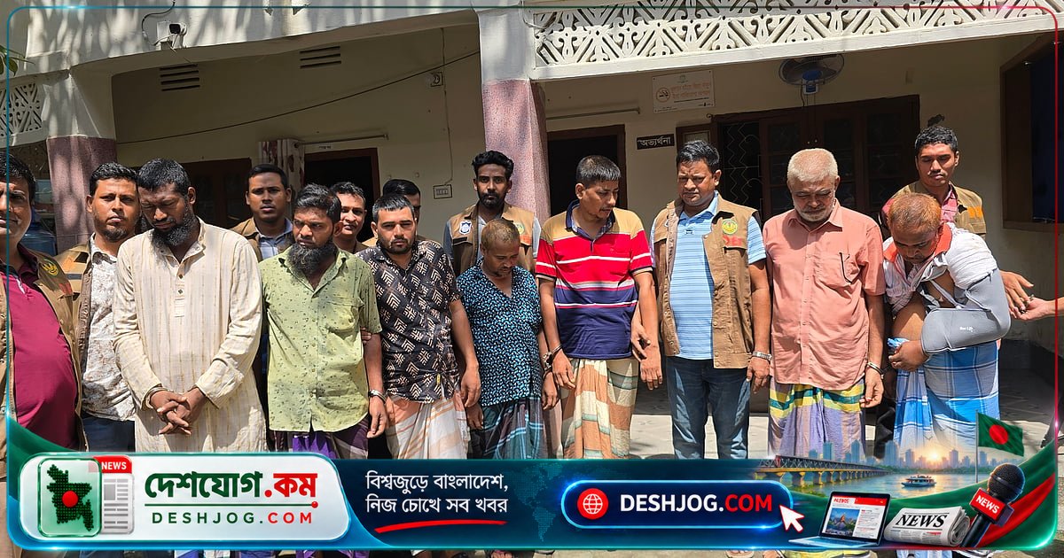 রাজশাহীতে সোনা-রুপা চুরির মামলায় ২৬ ভরি সোনা উদ্ধার, ২৫ লাখ টাকা সহ আটজন গ্রেপ্তার