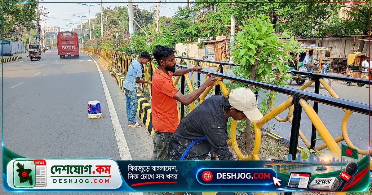 রাজশাহীতে প্রধানমন্ত্রী সফরের প্রস্তুতি: সড়ক সংস্কার, দেয়াল রং করা ও মাদ্রাসা মাঠে মঞ্চ নির্মাণ চলছে