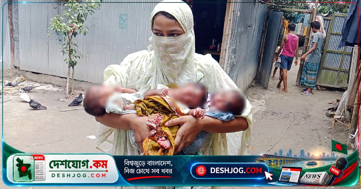 রংপুরের এক বেকার পরিবার: তিন কন্যাসন্তানের জন্মে দুধ-ওষুধের খরচে দিশেহারা জীবন