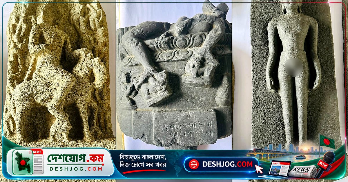 রাজশাহীর সীমান্ত থেকে উদ্ধার করা সপ্তম শতকের বিরল রেবন্ত মূর্তি: জাদুঘরে হস্তান্তর বিজিবি ব্যাটালিয়ন