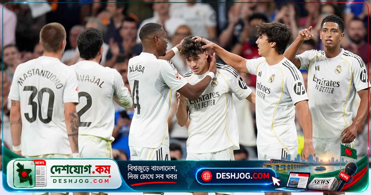 লা লিগার শীর্ষে উঠতে রিয়াল মাদ্রিদের রাতের লড়াই: টিভি প্রোগ্রামে ফুটবল, ক্রিকেট ও টেনিসের সরাসরি খেলা