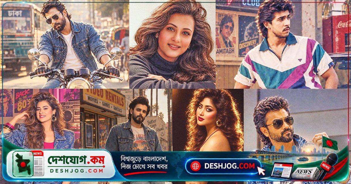 আশির দশকের রেট্রো ফ্যাশন: তারকাদের সোশ্যাল মিডিয়ায় নস্টালজিয়া ভাগাভাগি