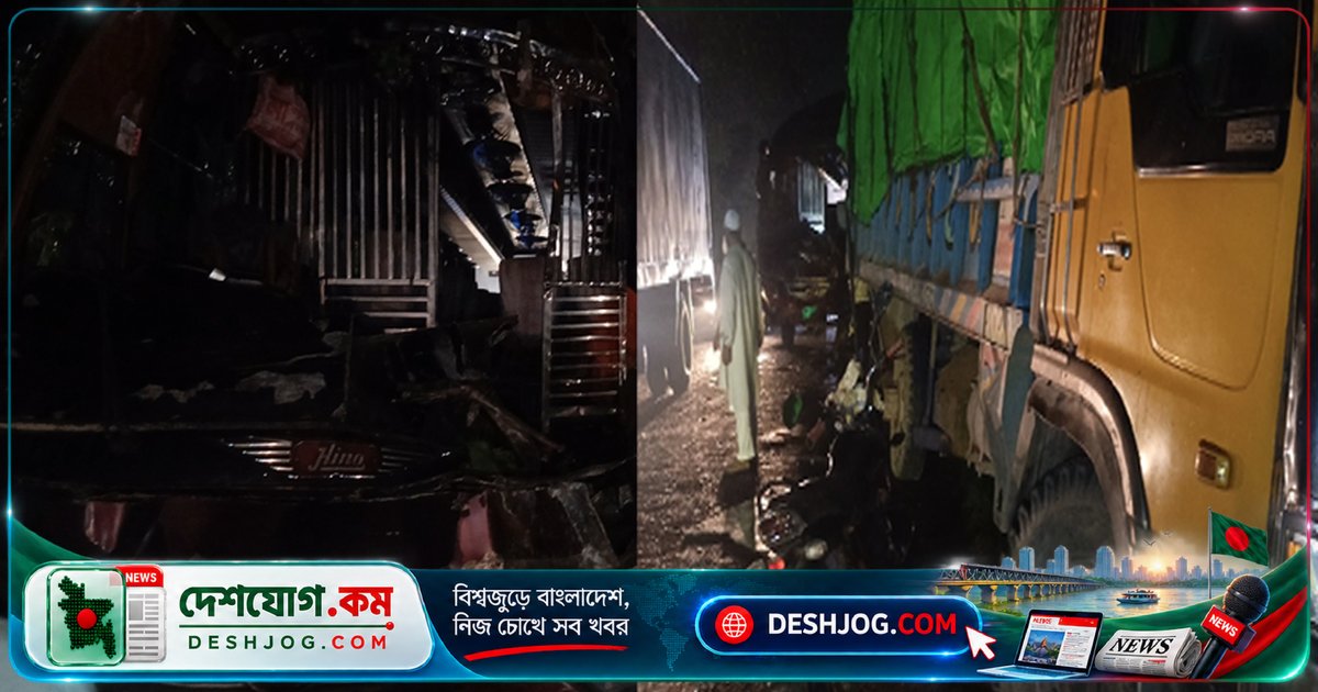 ফরিদপুরে বাস-ট্রাক সংঘর্ষে সুপারভাইজার মৃত্যুবরণ, ১৫ জন আহত