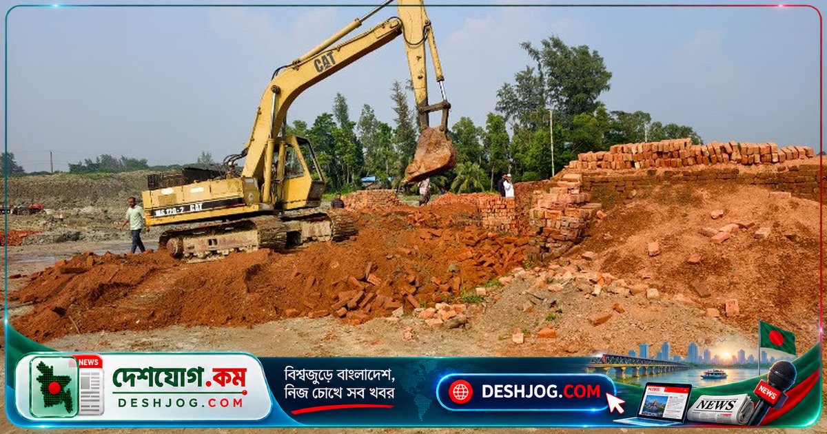 নোয়াখালীর সুবর্ণচরে অবৈধ ইটভাটা ভেঙে দেওয়া, মালিককে ২ লাখ টাকা জরিমানা