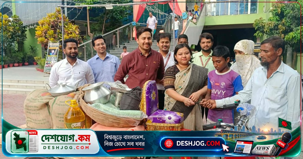 ছিনতাই হওয়া ভ্যান ফিরিয়ে দিতে নতুন ভ্যান পেলেন নীলফামারীর রেজোয়ান