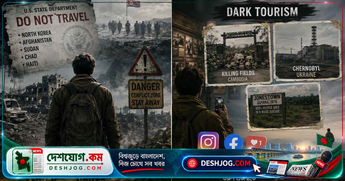 ইতিহাসের অন্ধকার অধ্যায় স্পর্শ করতে মানুষের অদম্য কৌতূহল: ডার্ক ট্যুরিজমের উত্থান