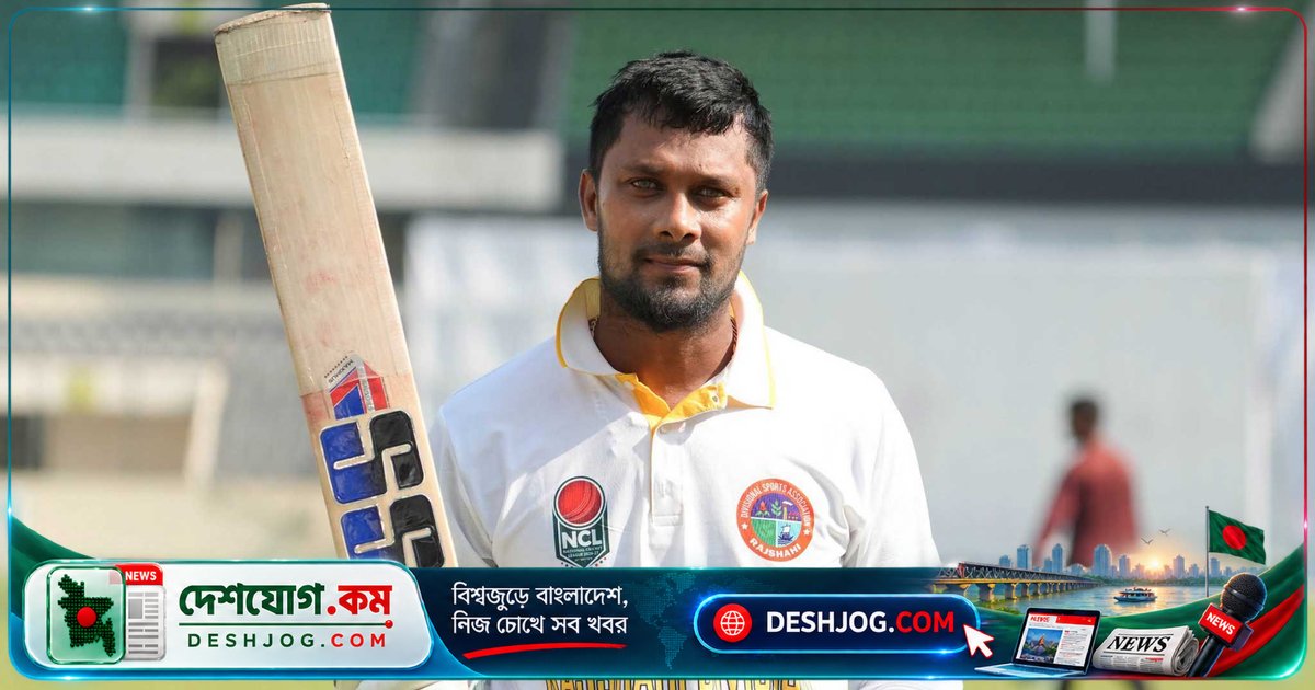 আট বছরের অপেক্ষার পর সাব্বিরের শতরান! রাজশাহী ড্রে নিয়ে মিরপুরে ইতিহাস রচনা
