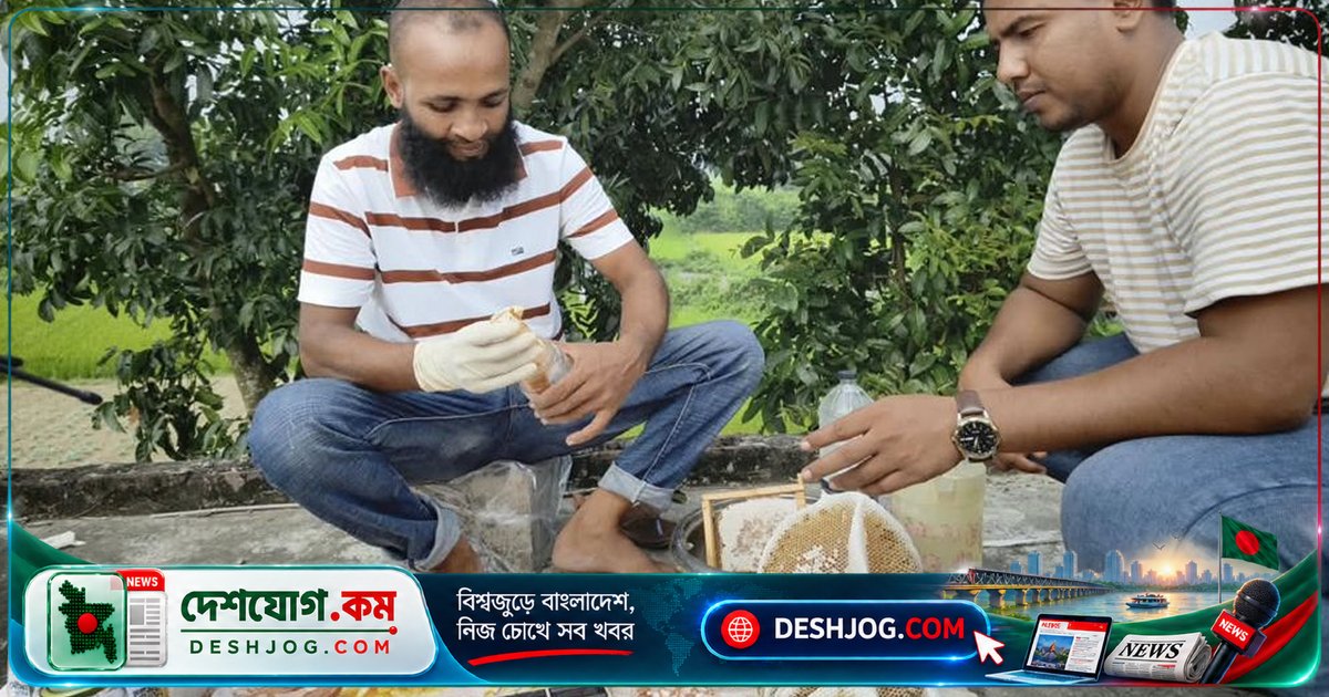 সাতক্ষীরার ক্ষুদে মৌমাছি চাষী সাদ্দাম হোসেনের উদ্যোগে বদলে যাচ্ছে মধুর গল্প