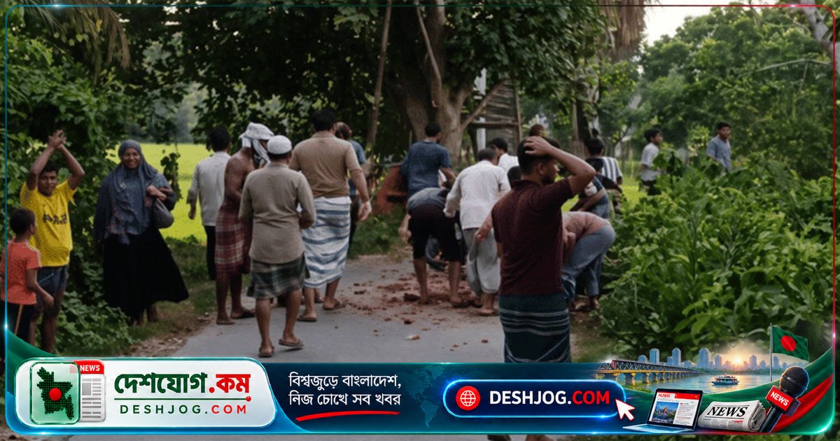 সালথার মাদরাসা ছাত্রীদের উত্ত্যক্ত করার অভিযোগে দুই ইউনিয়নের সংঘর্ষে ১২ জন আহত, দুটি দোকান ভাঙচুর ও খড়ের গাদায় আগুন
