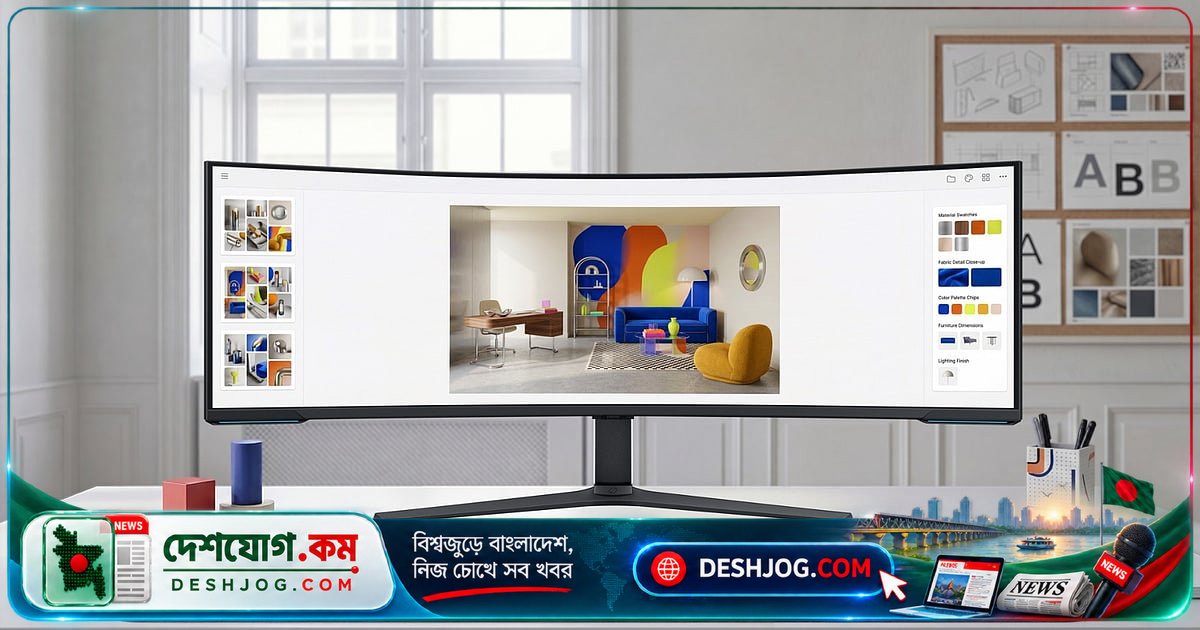 স্যামসাং বাংলাদেশে বাজারে আনে ৫৭ ইঞ্চি পর্যন্ত বাঁকানো ওডিসি মনিটর, দাম ১ লাখ ৫৫ হাজার থেকে ৩ লাখ ১৫ হাজার টাকা