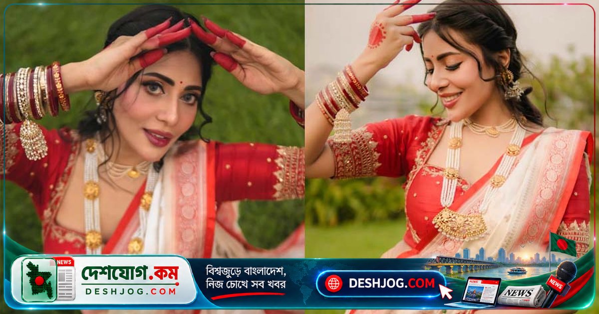 শারদীয় পূজায় সেমন্তীর ঐতিহ্যবাহী সাজে ভক্তদের মুগ্ধতা চরমে