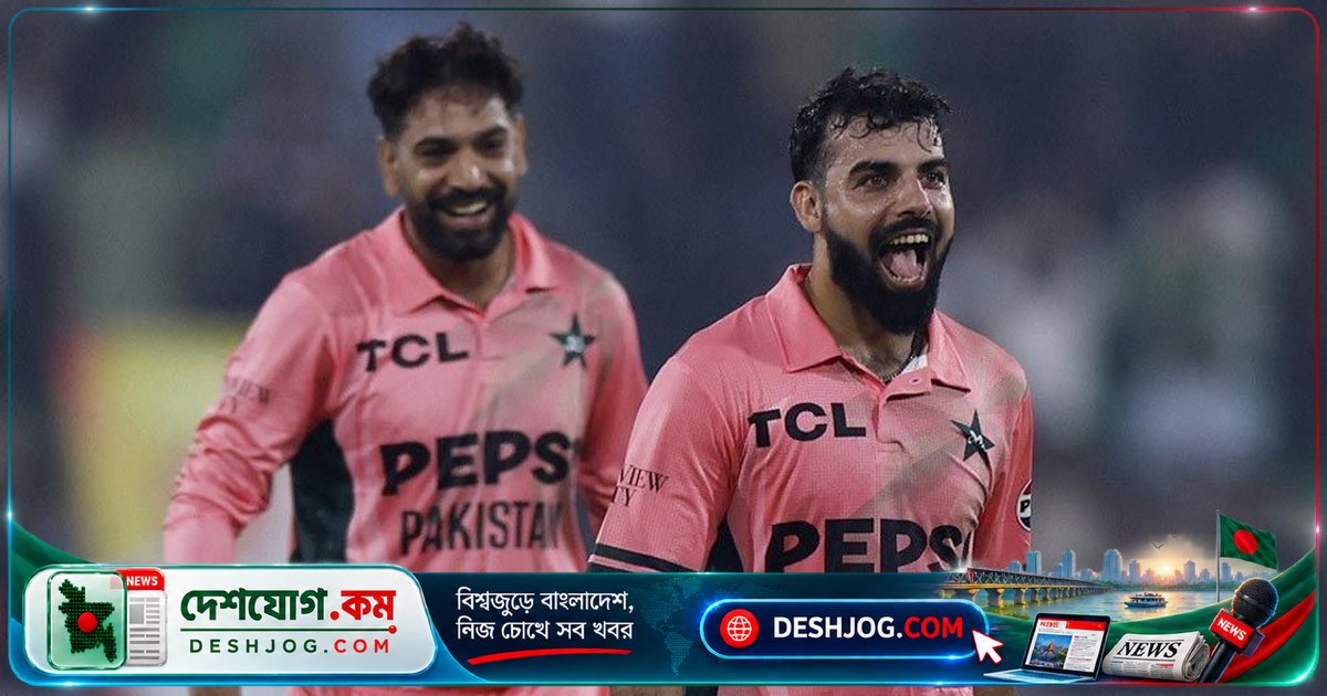 শাদাব খানের সেঞ্চুরি ও হারিস-রউফের রেকর্ড জুটি নিয়ে পাকিস্তান ইংল্যান্ডকে ১ উইকেটে হারিয়ে ত্রিদেশীয় সিরিজের ফাইনাল নিশ্চিত