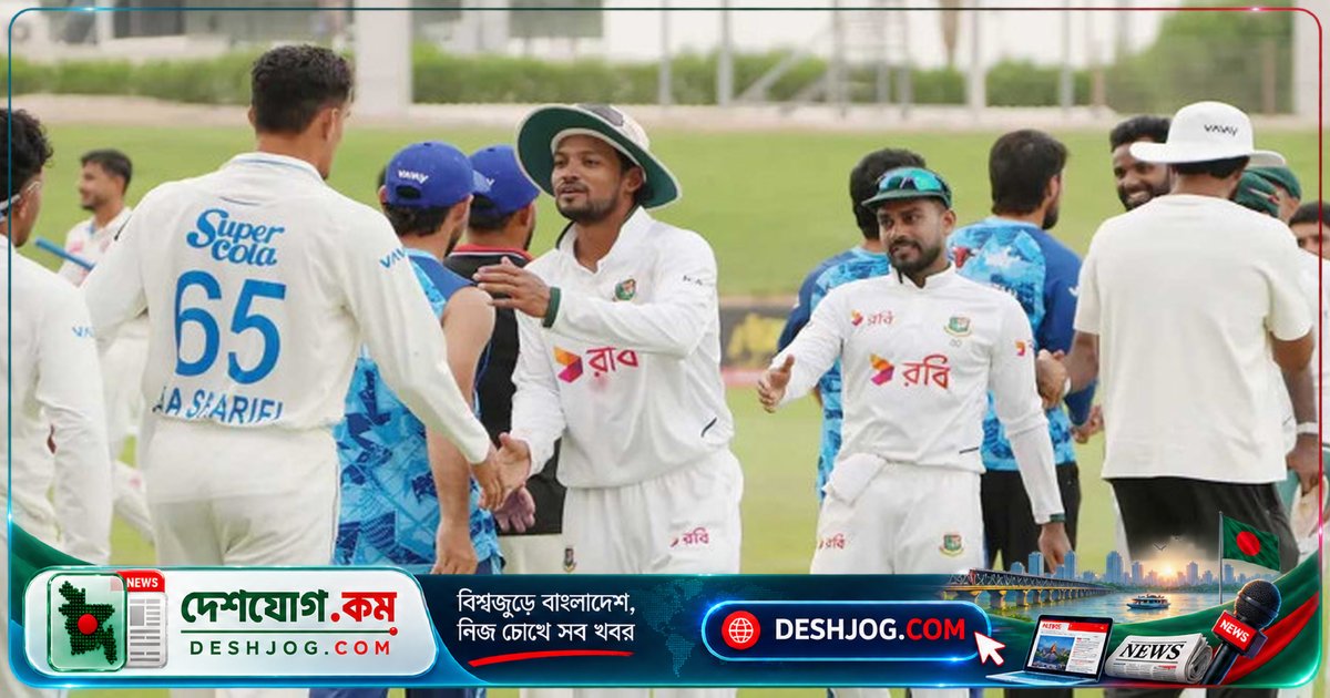 আবুধাবি টেস্টে পরাজয়েও শান্ত: লিটন ও হাসানের পারফরম্যান্সে আশাবাদী বাংলাদেশের অধিনায়ক