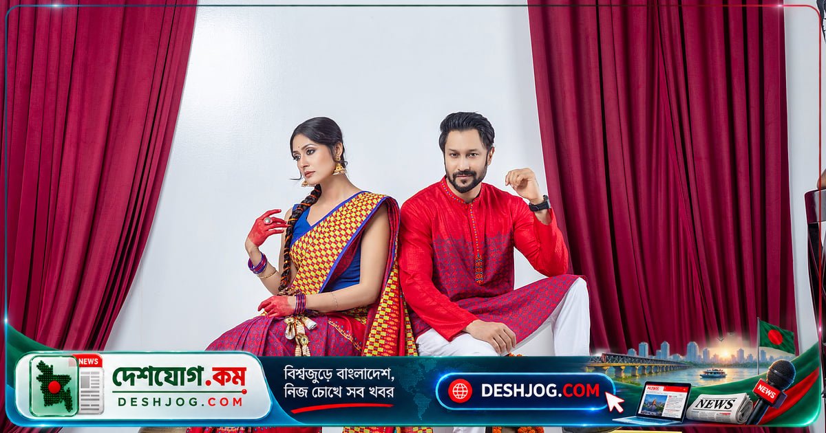 শারদীয় উৎসবের পোশাকে নেপালি কাঠখোদাইয়ের শিল্পভাষা: রঙ বাংলাদেশের আকর্ষণীয় নকশা