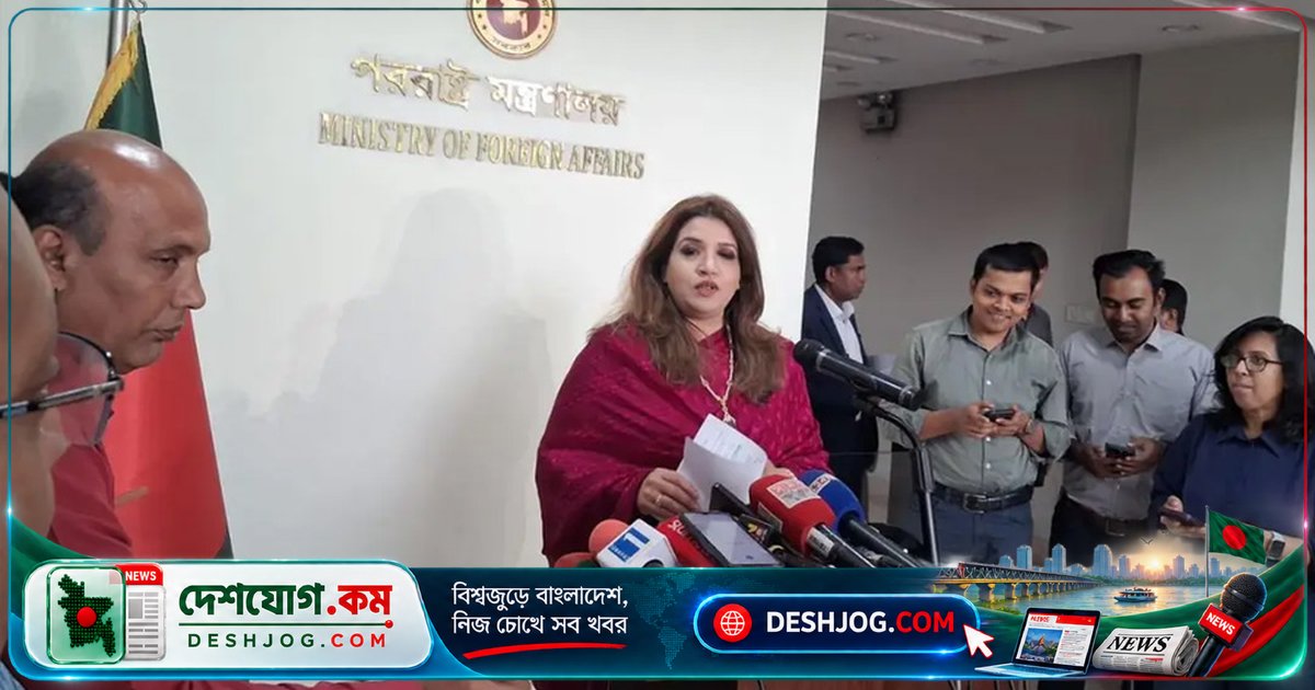 শেখ হাসিনার প্রত্যর্পণে ভারতের রাজনৈতিক সহযোগিতা অপরিহার্য: পররাষ্ট্র প্রতিমন্ত্রী শামা ওবায়েদ