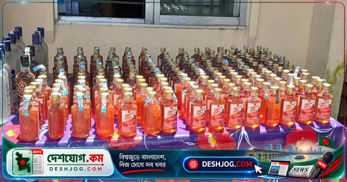সিলেটের বিশ্বনাথে মদ জব্দে গ্রেপ্তার দম্পতি: ২০৩ বোতল মদ উদ্ধার