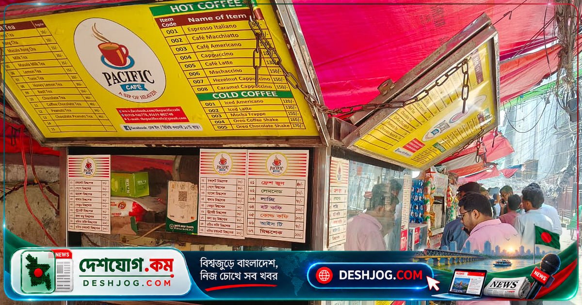 কারওয়ান বাজারের 'এনটিভির গলি'-এ ভ্যানগাড়িতে স্মার্ট ক্যাফে, অ্যাপে অর্ডার থেকে কিউআর বিল পরিশোধে ক্যাশলেস লেনদেন