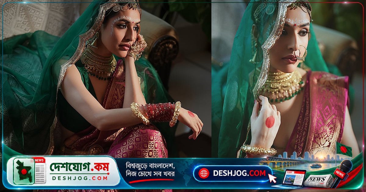 স্নিগ্ধা চৌধুরী: মারধর ও বিরতি পেরিয়ে ফিরলেন এথনিক সাজে রাজকীয় আকর্ষণে