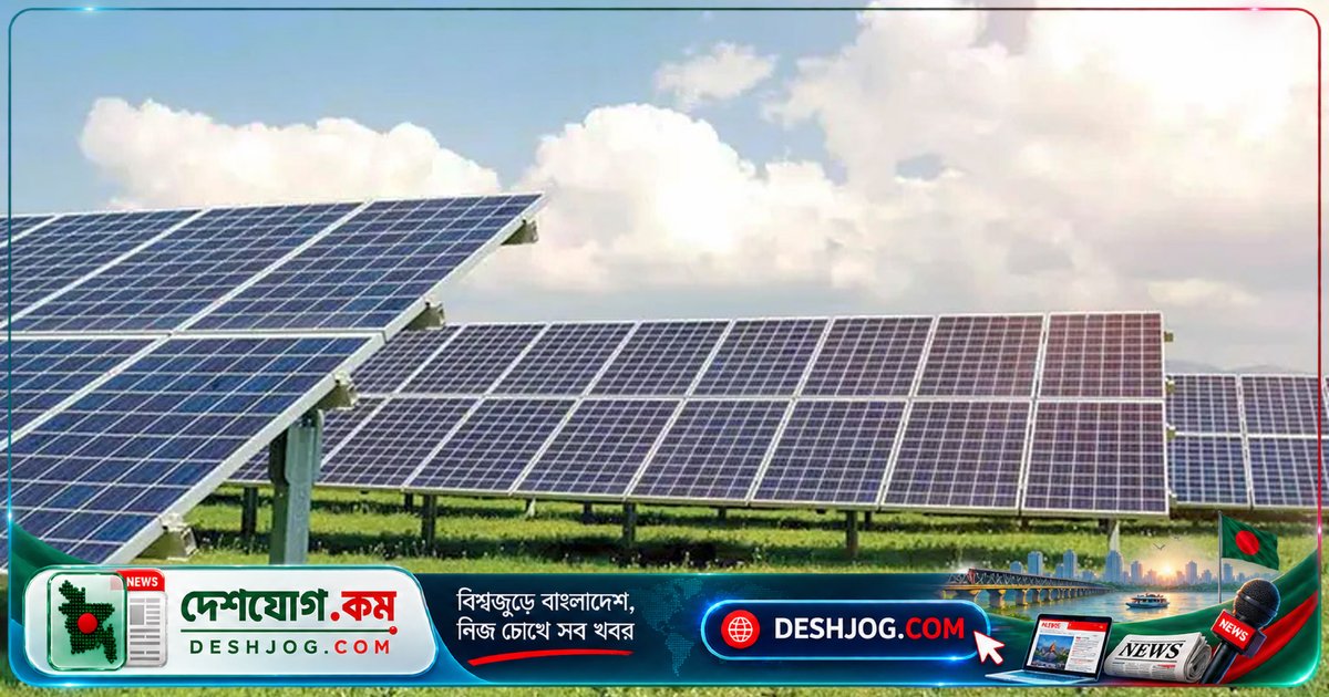 ৩১ জানুয়ারি পর্যন্ত সব হাট-বাজারে সৌর বিদ্যুৎ বাধ্যতামূলক: স্থানীয় সরকারের নতুন নির্দেশনা