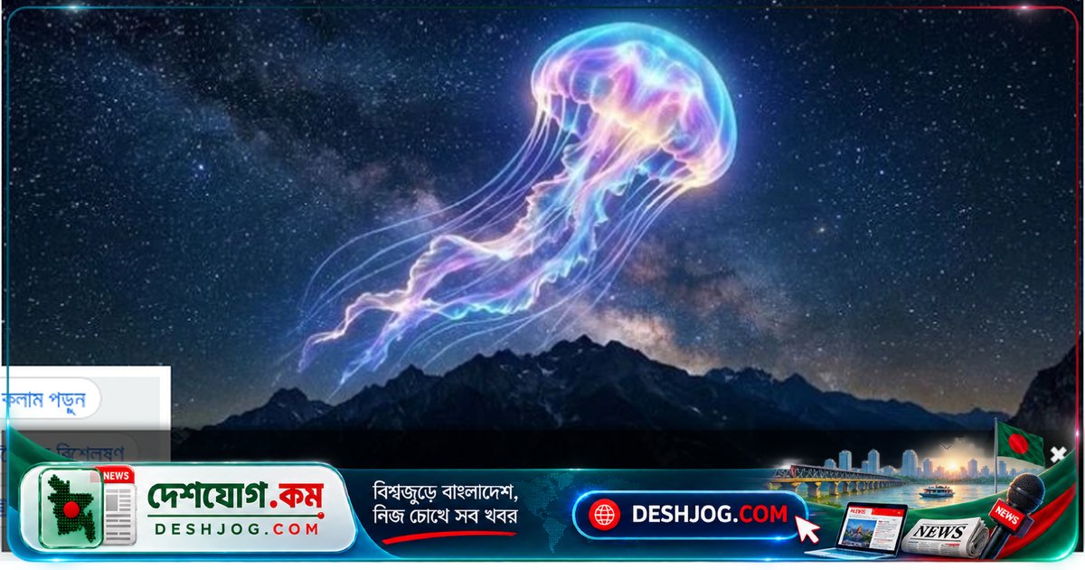 ফ্লোরিডার আকাশে রকেট উৎক্ষেপণের পর দেখা যায় জাদুঘর-সদৃশ জেলিফিশ ক্লাউড